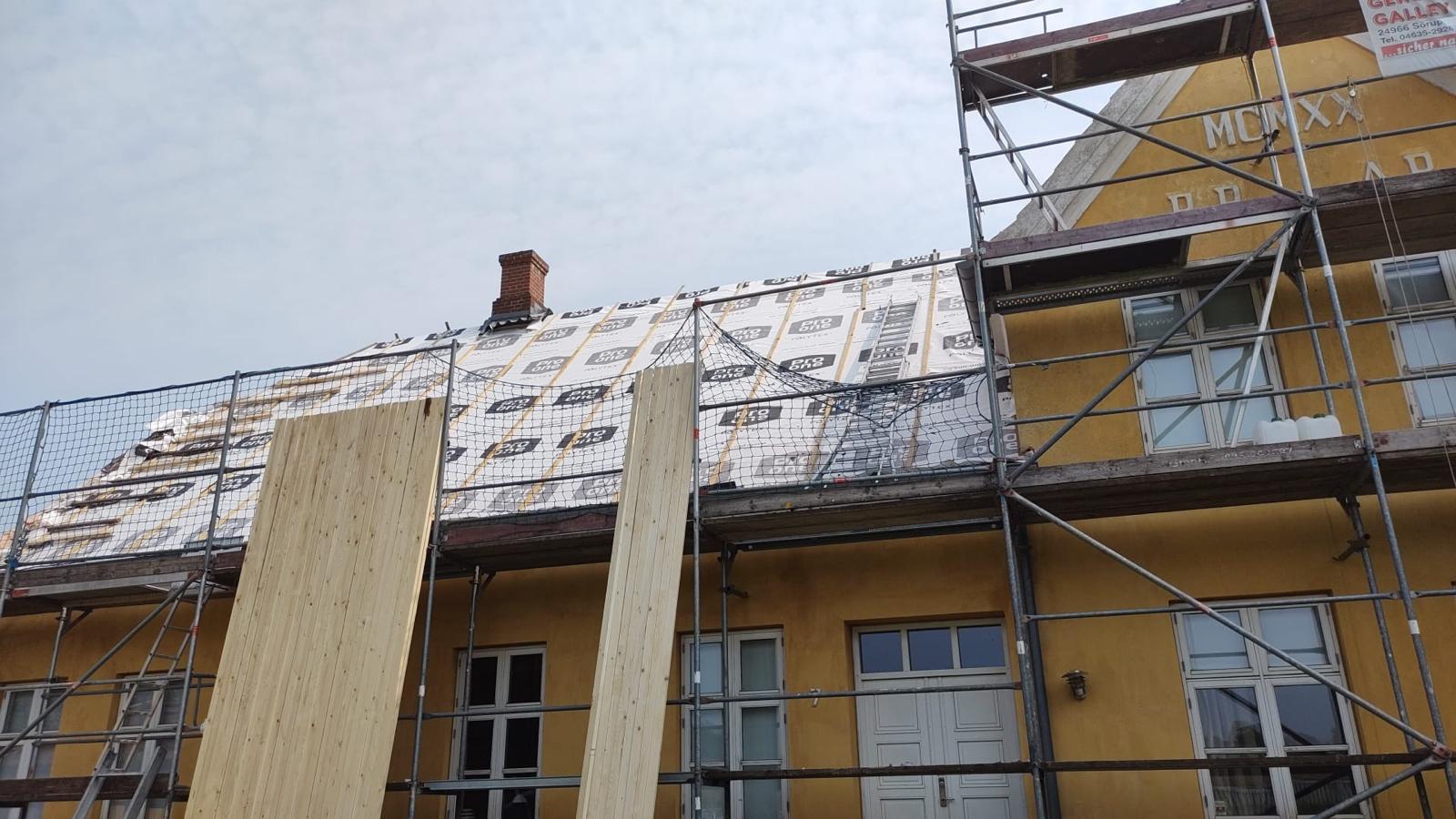 Vanodak dakrenovatie Denemarken - Detail dakisolatie