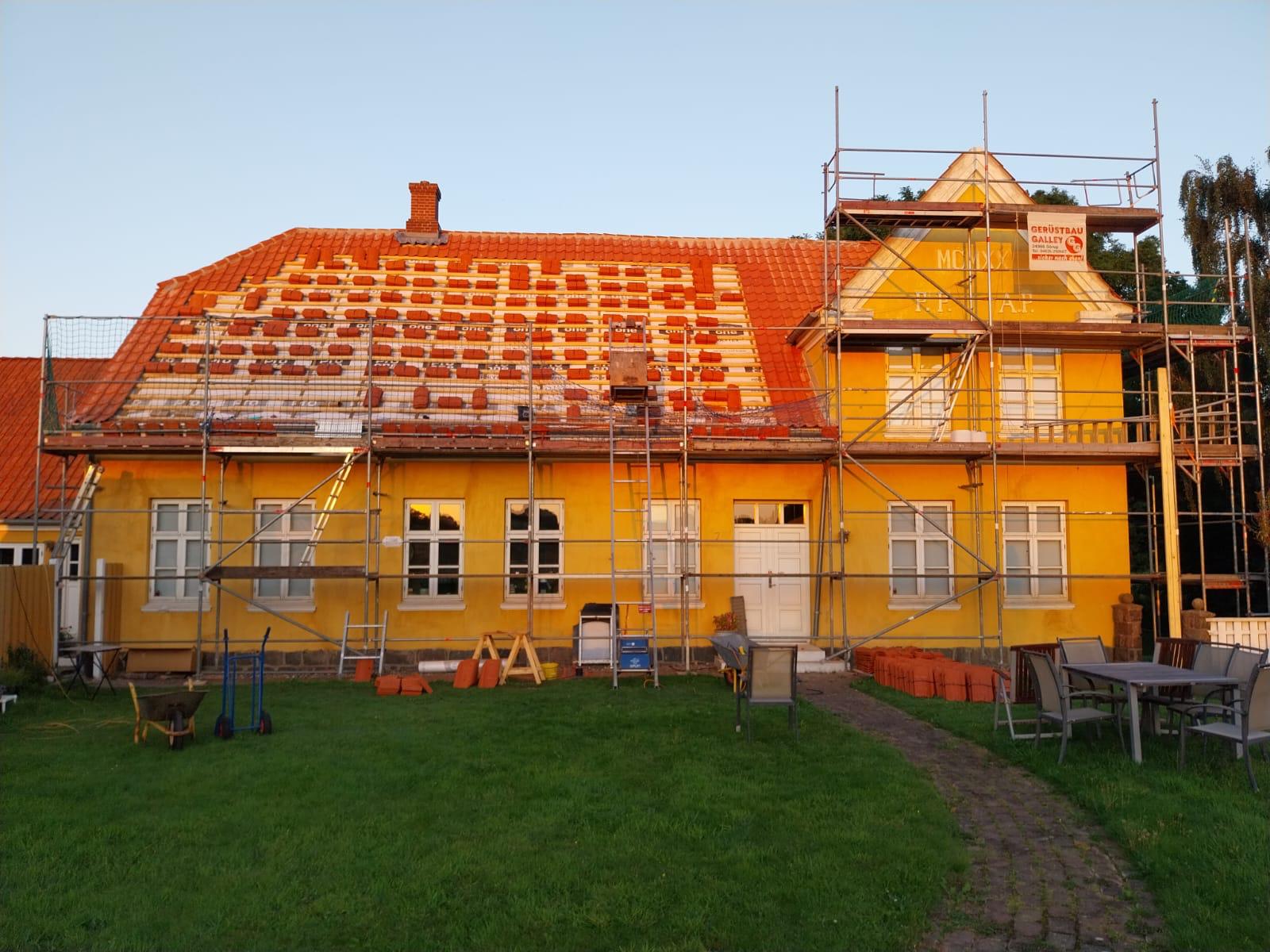 Vanodak dakrenovatie Denemarken - Dakopbouw